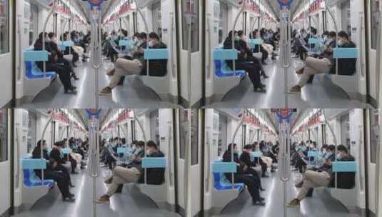 上海地铁场景高清在线视频素材下载