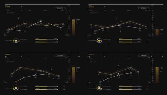 4K高科技交互性仪表组合界面 (14)高清在线视频素材下载