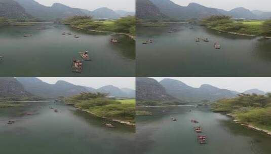 桂林山水风光航拍高清在线视频素材下载