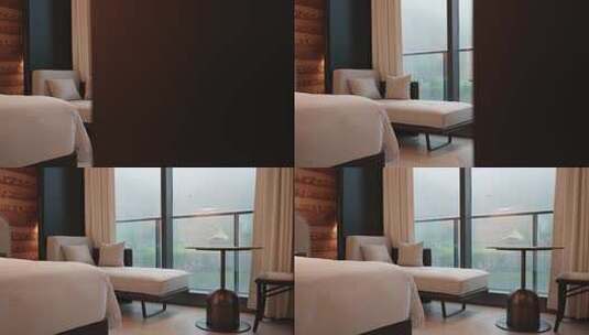 酒店卧室大床高清在线视频素材下载