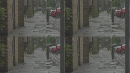 M1雨中的街景3高清在线视频素材下载
