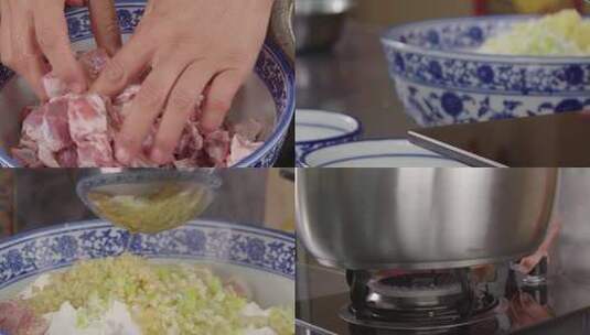 宁夏美食碗蒸肉高清在线视频素材下载