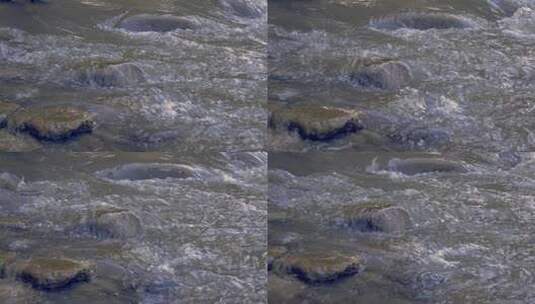 河流 流水 河水 特写 流动的高清在线视频素材下载