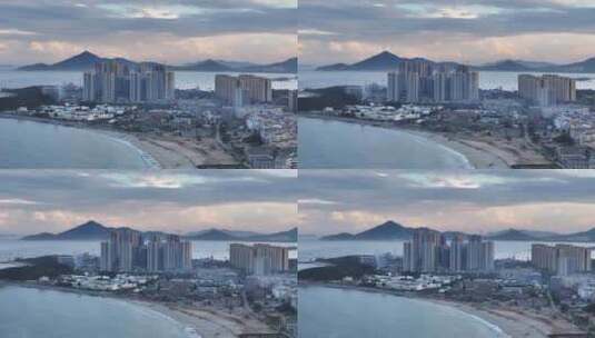 东山岛南门湾航拍视频高清在线视频素材下载