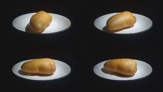 4k 土豆实拍旋转potato Rotating display高清在线视频素材下载