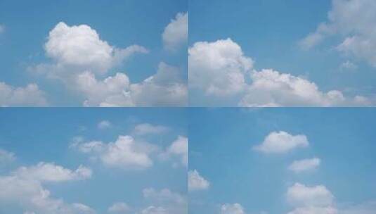 云朵延时天空蓝天白云飘飘云层变化唯美风景高清在线视频素材下载
