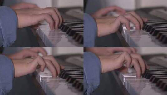 演奏乐器钢琴1高清在线视频素材下载