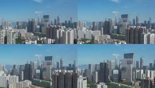 深圳南山粤海街道建筑群高清在线视频素材下载