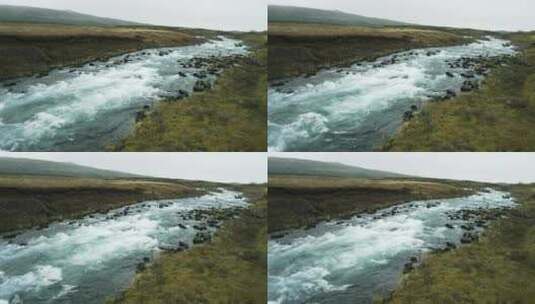 大自然河流水域高清在线视频素材下载