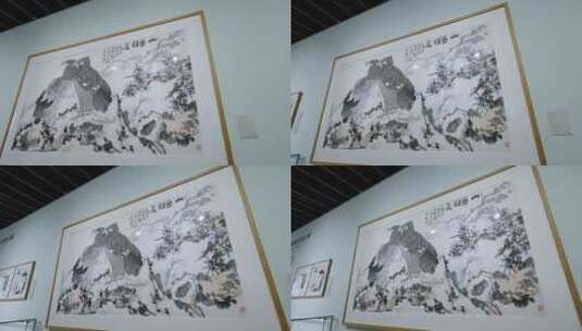 深圳美术馆新馆艺术展览5590高清在线视频素材下载