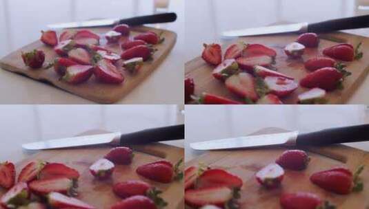 水果草莓美食宣传片素材高清在线视频素材下载