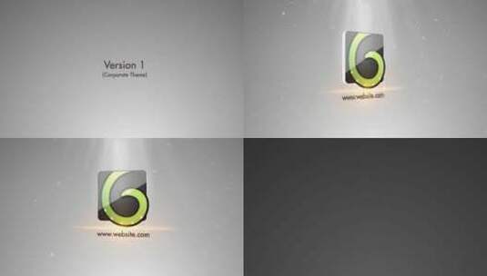 优雅闪光标志企业宣传片开场AE模板高清AE视频素材下载