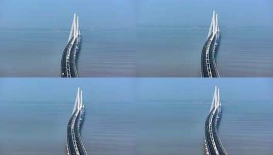上海长江大桥 跨海大桥高清在线视频素材下载