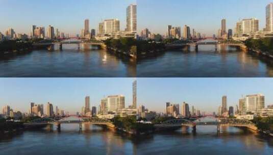 广州海珠桥高清在线视频素材下载