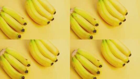 香蕉水果4k滑轨平移高清在线视频素材下载