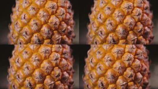 水果菠萝表皮高清在线视频素材下载