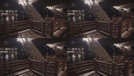 杭州运河登云大桥视频素材高清在线视频素材下载