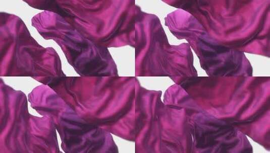 紫色纹理绸缎飘舞背景 (4)高清在线视频素材下载