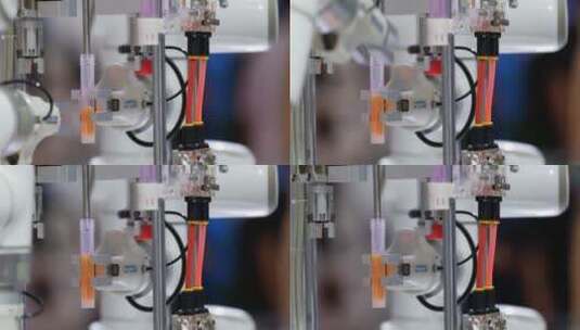 液体智能机械灌输机器人4高清在线视频素材下载