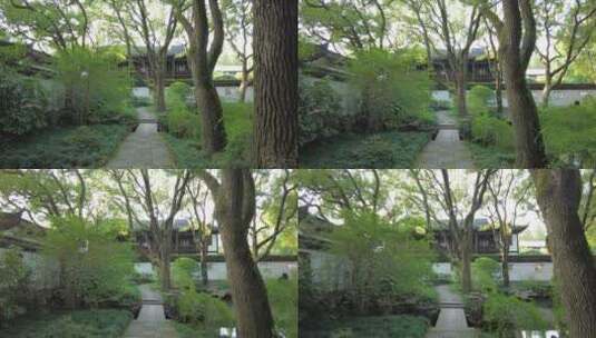古建筑园林园区空镜实拍高清在线视频素材下载