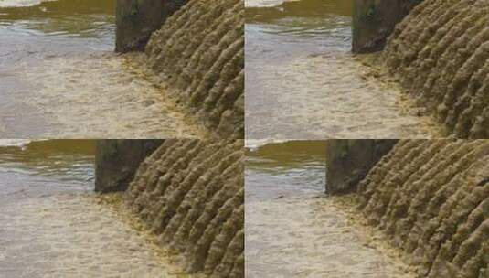 污水处理厂处理工业废水高清在线视频素材下载