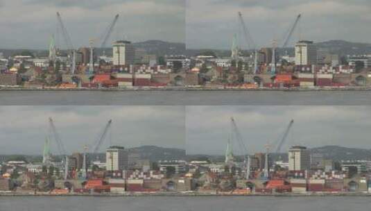 码头的延时船坞高清在线视频素材下载