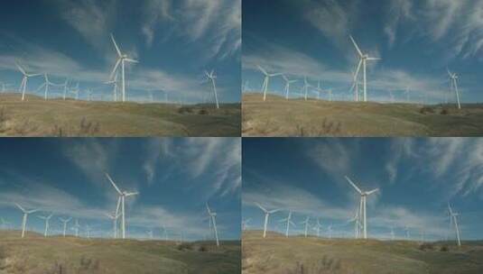 风力太阳能发电高清在线视频素材下载