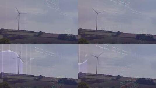 风车 风能 发电 风车发电 风能发电高清在线视频素材下载