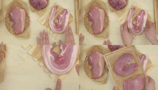 测试猪肉高清在线视频素材下载