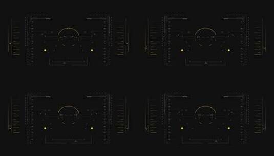 4K高科技交互性仪表组合界面 (1)高清在线视频素材下载