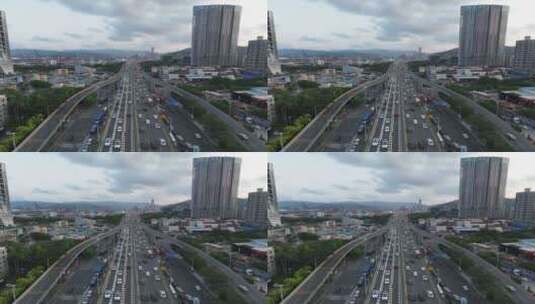 车辆 车流  交通 城市交通高清在线视频素材下载