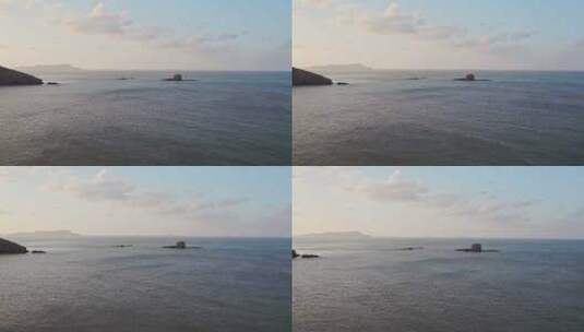 航拍舟山嵊泗列岛自然风光高清在线视频素材下载
