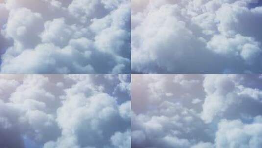 飞越云层云海上空可循环背景_p高清在线视频素材下载