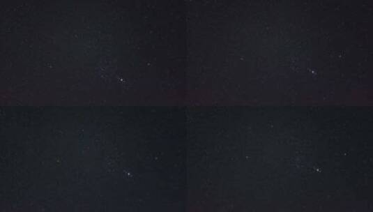 枫树坝猎户座星空延时摄影高清在线视频素材下载