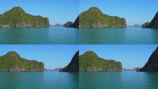 海上岛屿的美丽风景高清在线视频素材下载