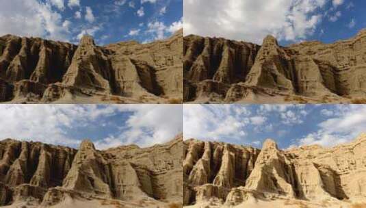 风景优美的红岩峡谷白天-2高清在线视频素材下载
