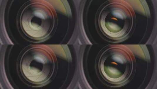 光圈镜头相机镜头打开光圈镜头光圈高清在线视频素材下载