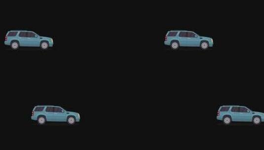 2D车辆动画Alpha高清在线视频素材下载