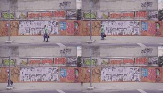 圣保罗街道人文视频高清在线视频素材下载