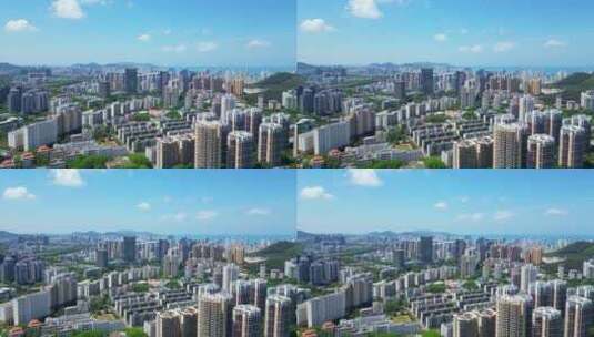 海南三亚天涯区自贸港城市经济金融航拍城市高清在线视频素材下载