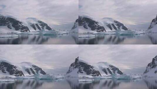 南极冰冻绿洲。气候变化。全球变暖对环境的高清在线视频素材下载