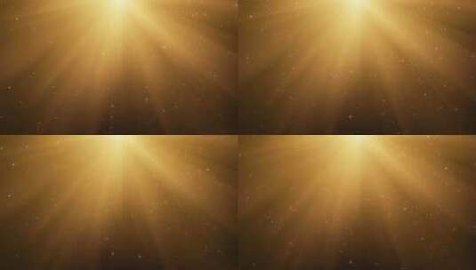 抽象金色粒子上帝的光线背景高清在线视频素材下载
