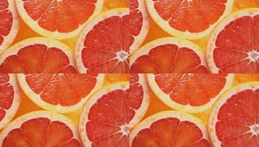 柑橘血橙的特写高清在线视频素材下载