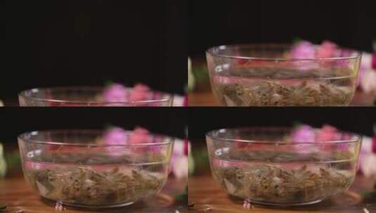 海虾白虾鲜虾海鲜美食 (2)高清在线视频素材下载
