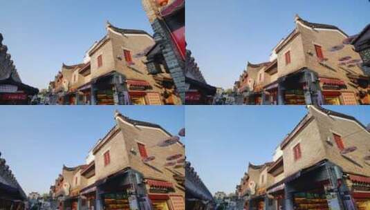 桂林东西巷商业步行街高清在线视频素材下载