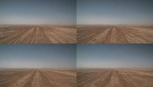 干旱的土地天际线景观高清在线视频素材下载