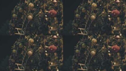 圣诞节的装饰球高清在线视频素材下载