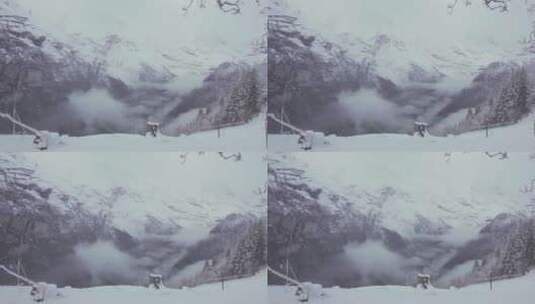 雪山景观高清在线视频素材下载