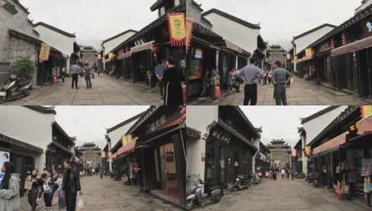 杭州建德严州古城，梅城古镇高清在线视频素材下载