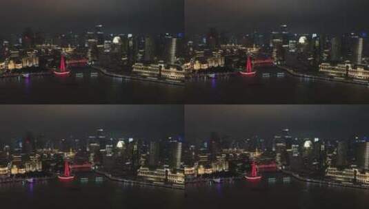 上海市人民英雄纪念塔4快航拍高清在线视频素材下载